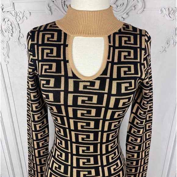 The Knit Monogram Bodycon Sweater Dress - Picture 5 of 6